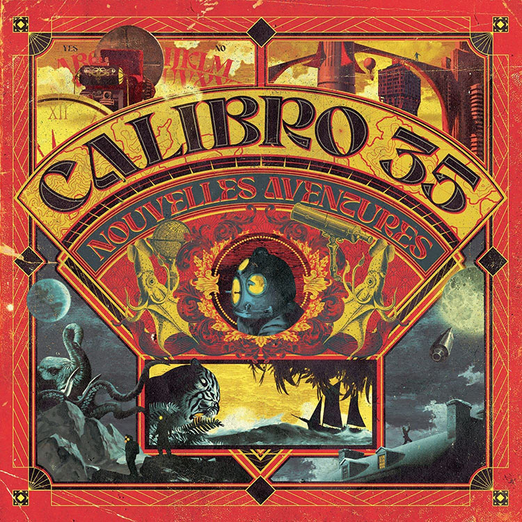 Copertina Vinile 33 giri Nouvelles Aventures di Calibro 35