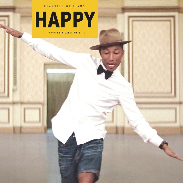 Copertina Disco Vinile 33 giri Happy [Maxi Singolo 45 Giri] di Pharrell Williams