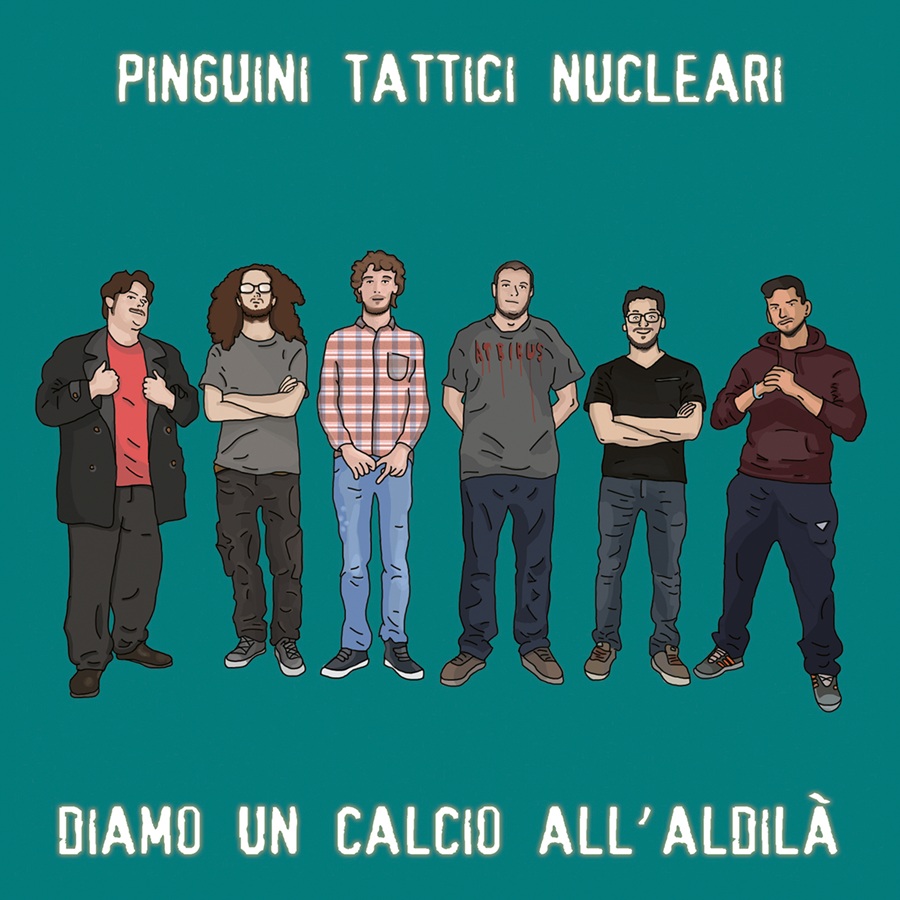 Copertina Vinile 33 giri Diamo un Calcio all'aldilà di Pinguini Tattici Nucleari