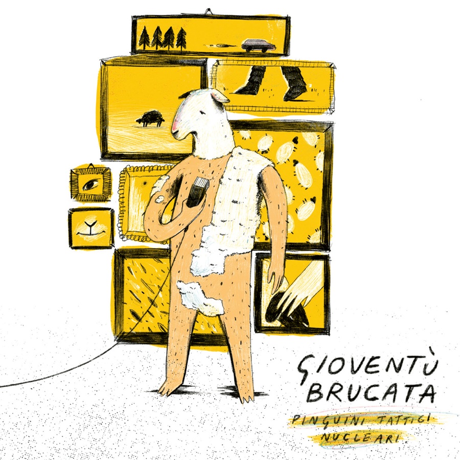 Copertina Vinile 33 giri Gioventù Brucata di Pinguini Tattici Nucleari