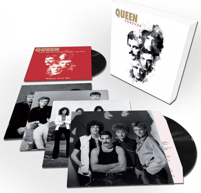 Copertina Disco Vinile 33 giri Queen Forever [Cofanetto 5xLP] di Queen