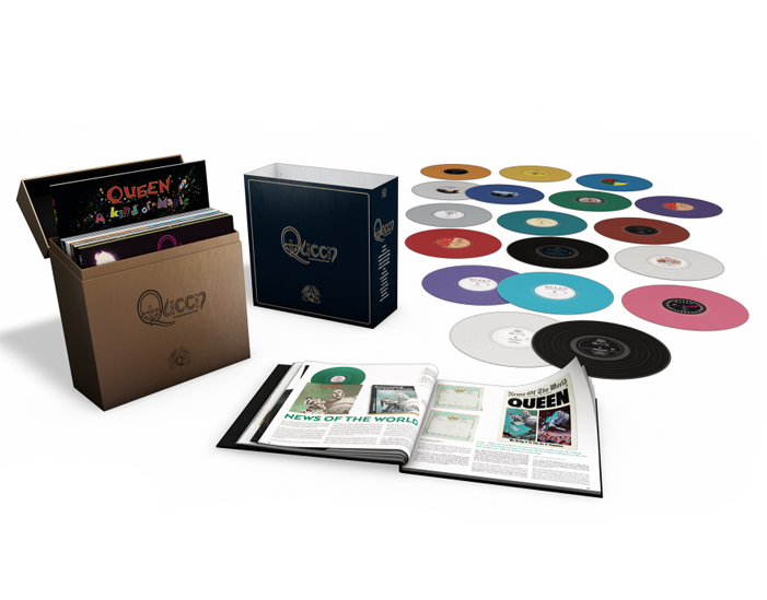 Copertina Disco Vinile 33 giri Queen Studio Collection [Cofanetto 18xLP] di Queen