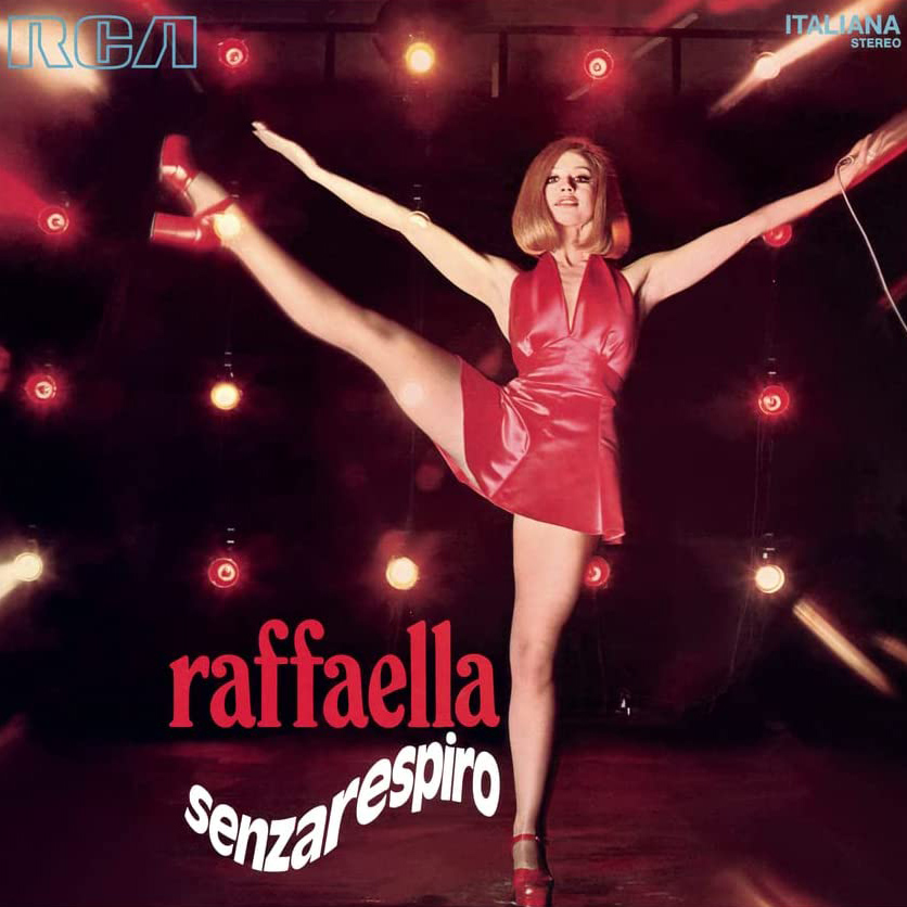 Copertina Vinile 33 giri Raffaella Senzarespiro di Raffaella Carrà