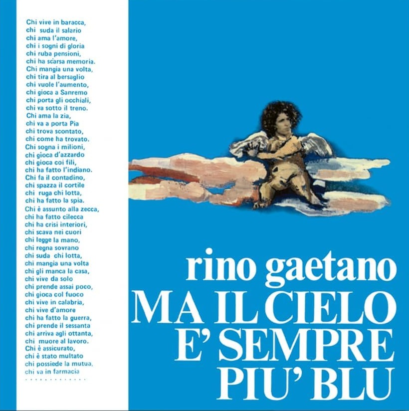 Copertina Vinile 33 giri Ma il cielo è sempre più blu di Rino Gaetano