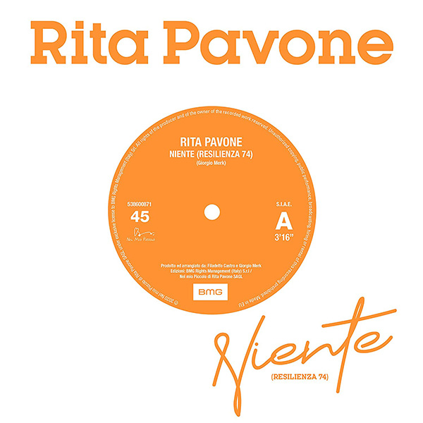 Copertina Vinile 33 giri Niente (Resilienza 74) [Singolo 45 Giri] di Rita Pavone