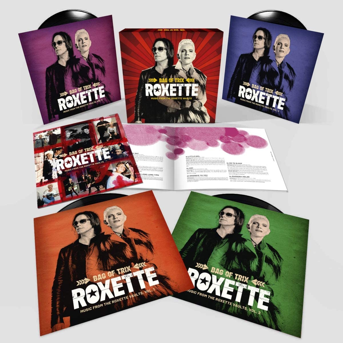 Copertina Vinile 33 giri Bag of Trix [Cofanetto 4xLP] di Roxette