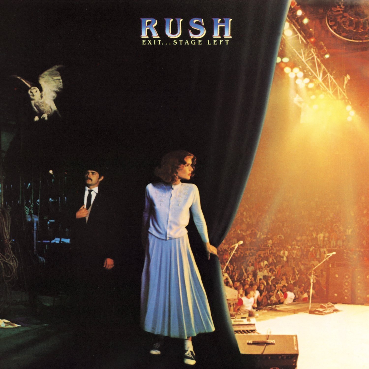 Copertina Disco Vinile 33 giri Exit...Stage Left [2 LP] di Rush