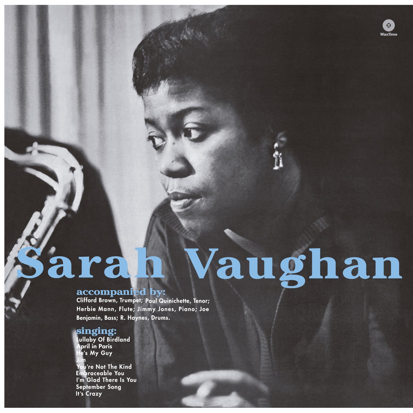 Copertina Disco Vinile 33 giri Sarah Vaughan with Clifford Brown di Sarah Vaughan