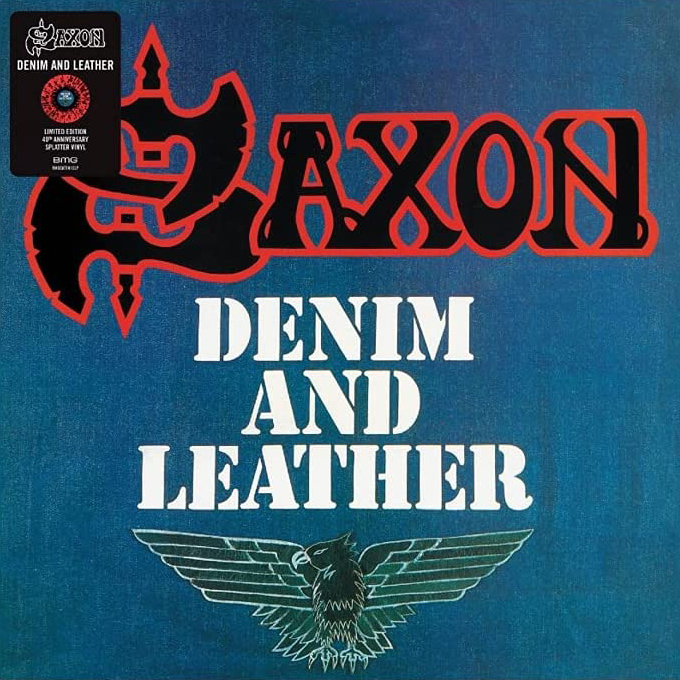 Copertina Vinile 33 giri Denim and Leather di Saxon