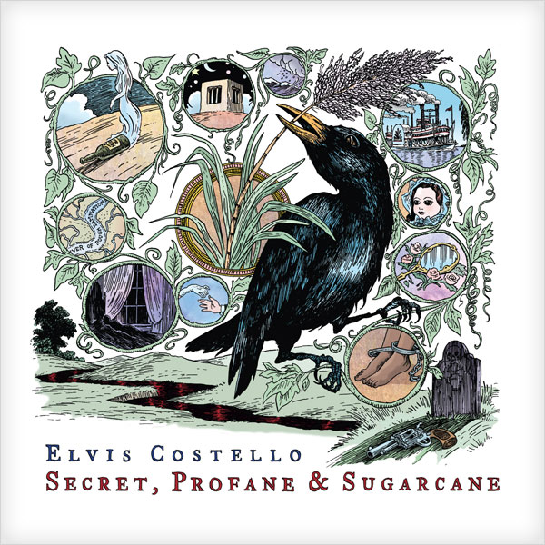 Copertina Disco Vinile 33 giri Secret Profane & Sugarcane [2 LP] di Elvis Costello