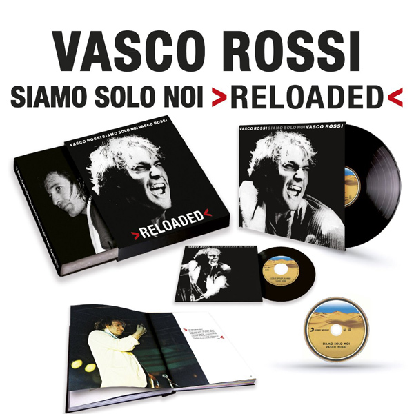 Copertina Disco Vinile 33 giri Siamo solo noi Reloaded [LP+CD+45Giri+Libro] di Vasco Rossi