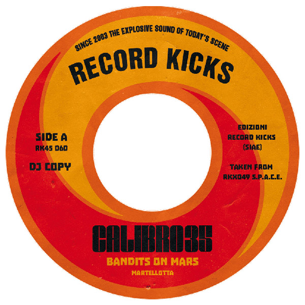 Copertina Vinile 33 giri Bandits on Mars Singolo 45 Giri di Calibro 35