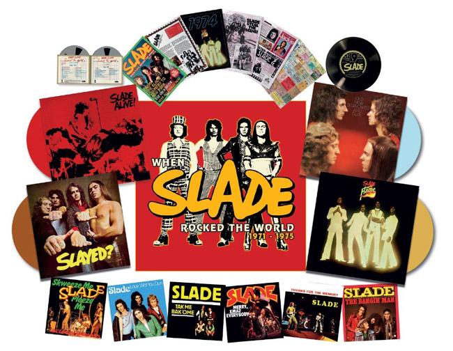 Copertina Disco Vinile 33 giri When Slade Rocked the World 1971-1975 di Slade