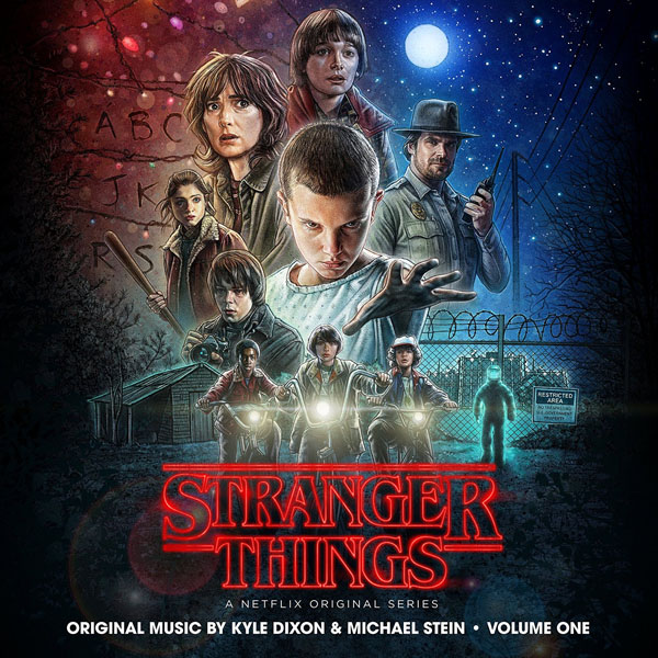 Copertina Disco Vinile 33 giri Stranger Things Vol.1 [Soundtrack 2xLP] di Kyle Dixon & Michael Stein