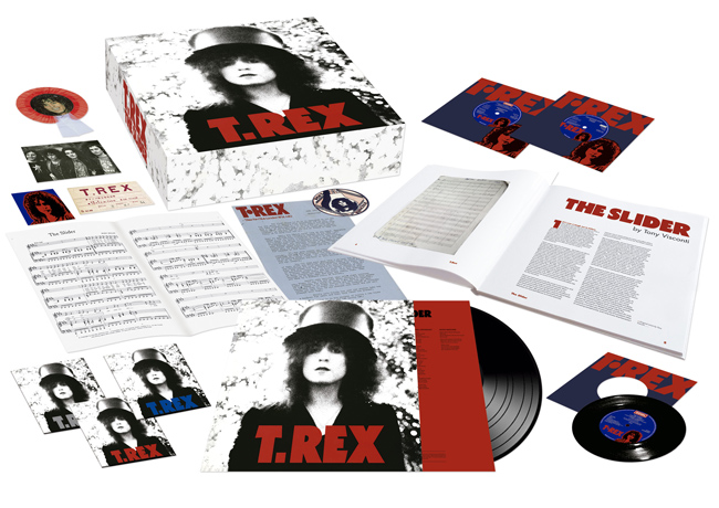 Copertina Disco Vinile 33 giri The Slider Box Set [Cofanetto 4LP 2CD DVD]  di T.Rex