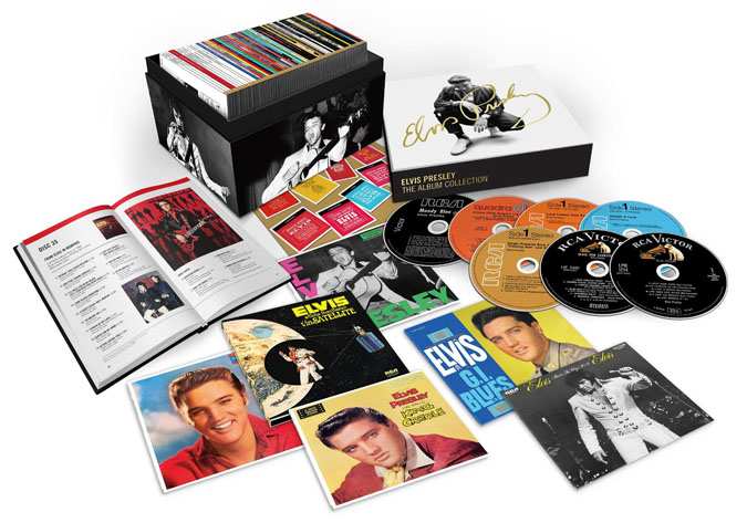 Copertina Disco Vinile 33 giri The Albums Collection [Cofanetto 60xCD] di Elvis Presley