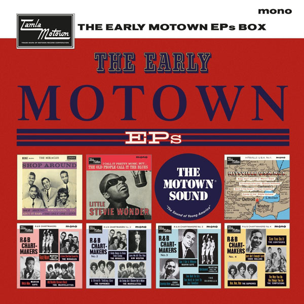 Copertina Disco Vinile 33 giri The Early Motown EPs [Cofanetto 7 x 45 Giri] di 