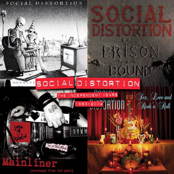 Copertina Disco Vinile 33 giri The Independent Years 1983-2004 [Cofanetto 4xLP] di Social Distortion