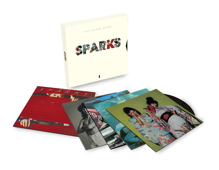 Copertina Disco Vinile 33 giri The Island Years [Cofanetto 5xLP] di Sparks