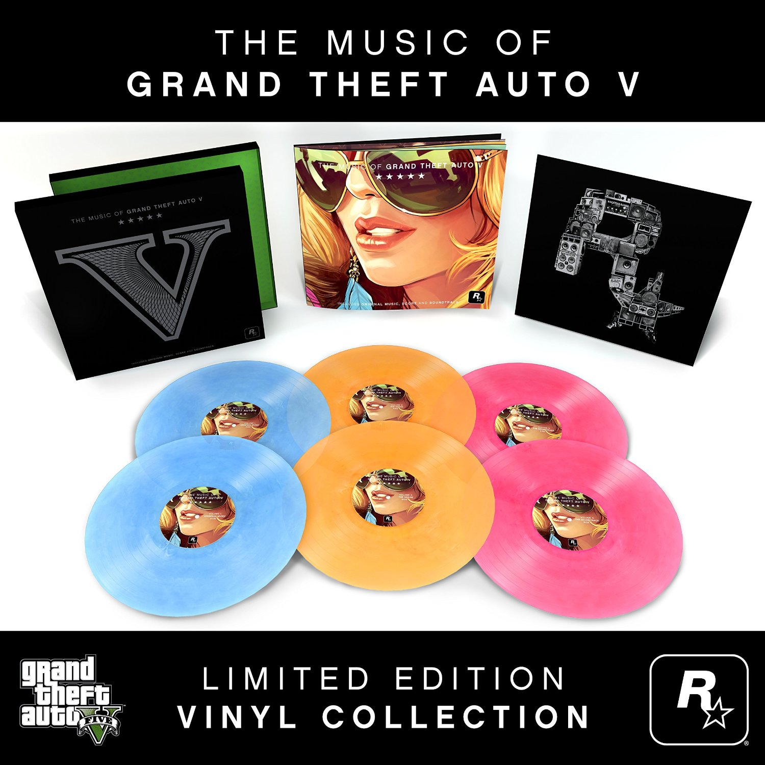 Copertina Disco Vinile 33 giri The Music Of Grand Theft Auto V [Cofanetto 6 LP] di 