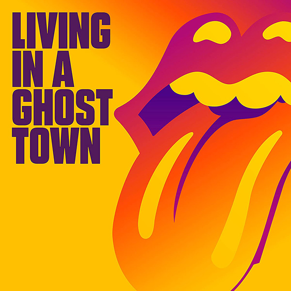 Copertina Vinile 33 giri Living in a Ghost Town [Singolo 10"] di The Rolling Stones