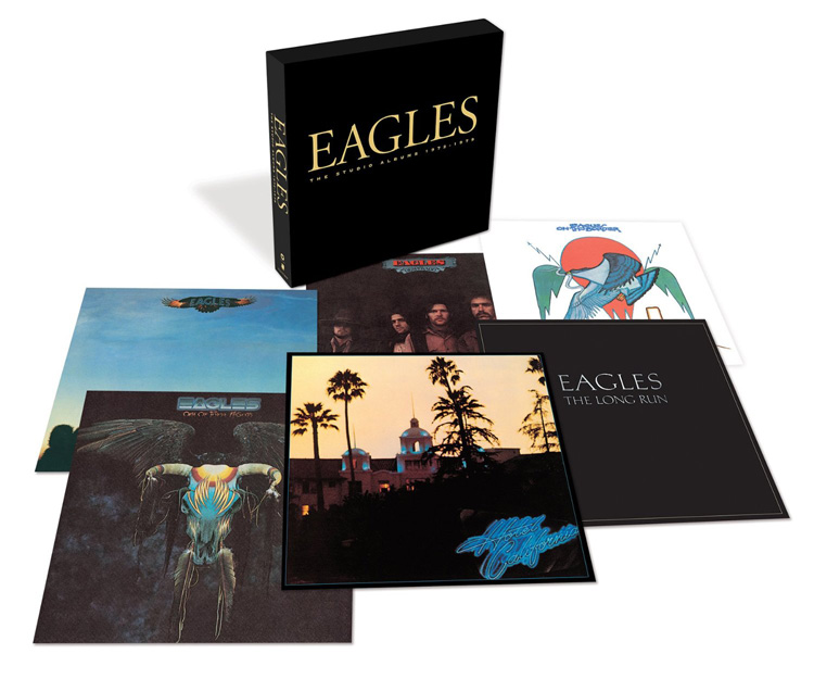 Copertina Disco Vinile 33 giri The Studio Albums 1972-1979 [Cofanetto 6LP+45 Giri] di Eagles