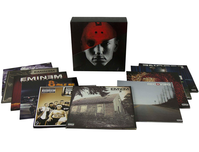 Copertina Disco Vinile 33 giri The Vinyl LPs [Cofanetto 10xLP] di Eminem