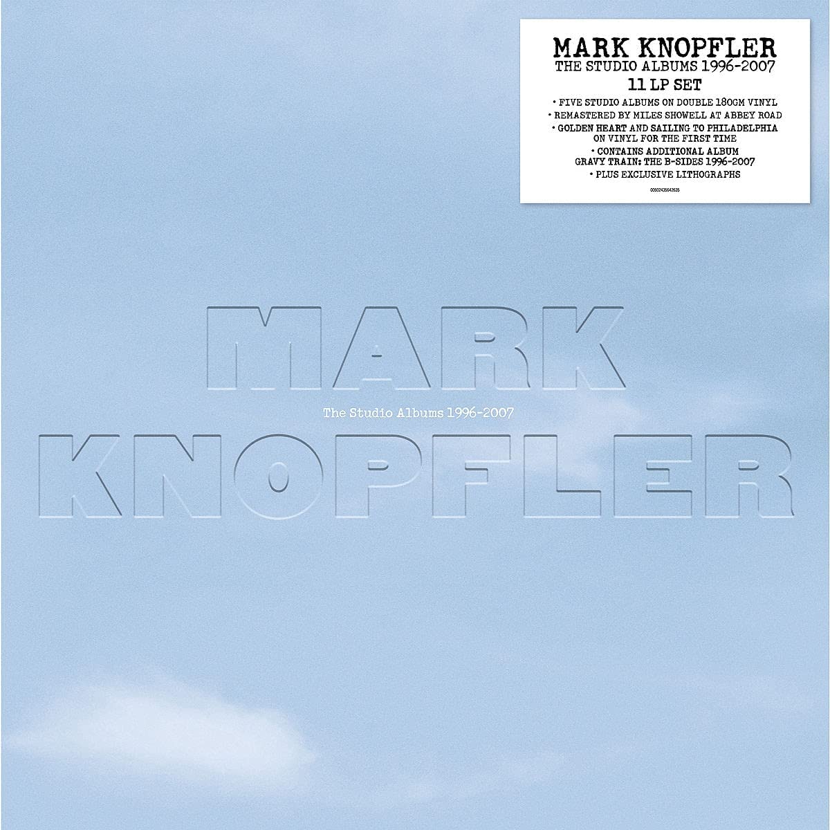 Copertina Vinile 33 giri The Studio Albums 1996-2007 di Mark Knopfler