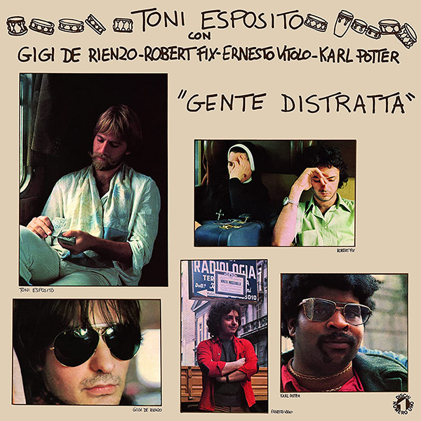 Copertina Vinile 33 giri Gente Distratta di Tony Esposito