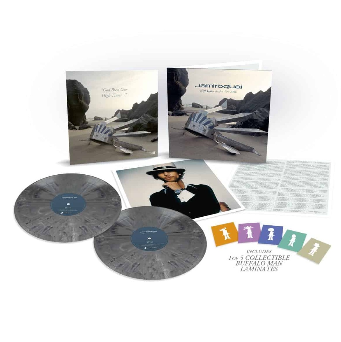 Copertina Vinile 33 giri High Times - Singles 1992-2006 di Jamiroquai