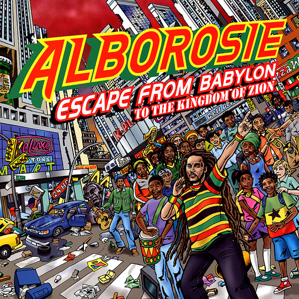 Copertina Disco Vinile 33 giri Escape from Babylon to the Kingdom of Zion di Alborosie