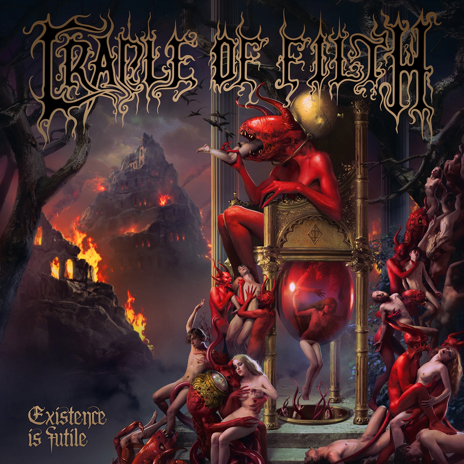 Copertina Vinile 33 giri Existence Is Futile [2 LP] di Cradle Of Filth