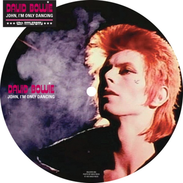 Copertina Disco Vinile 33 giri John, I'm Only Dancing [Singolo 45 Giri] di David Bowie