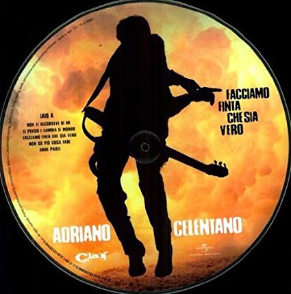 Copertina Disco Vinile 33 giri Facciamo finta che sia vero [Picture Disc] di Adriano Celentano