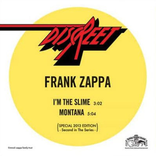 Copertina Disco Vinile 33 giri I'm the Slime/Montana [Singolo 45Giri] di Frank Zappa