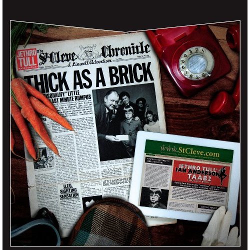 Copertina Disco Vinile 33 giri Thick As a Brick 1 & 2  [2 LP] di Jethro Tull