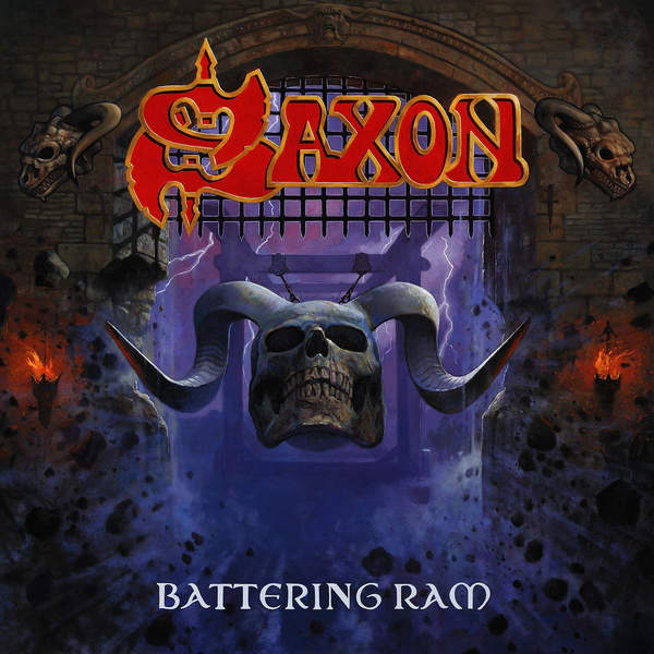 Copertina Disco Vinile 33 giri Battering Ram di Saxon