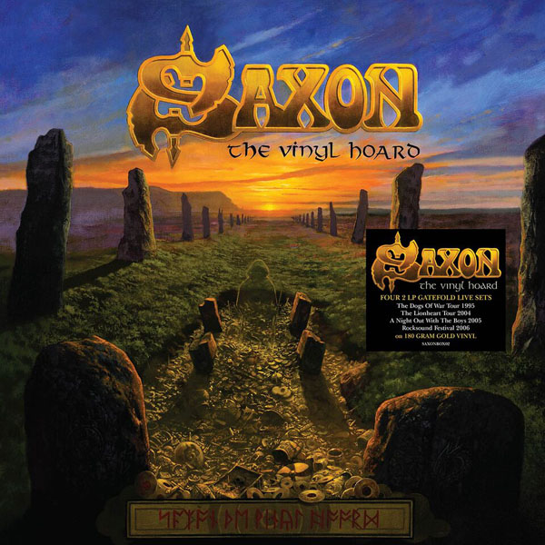 Copertina Disco Vinile 33 giri The Vinyl Hoard [Cofanetto 8xLP] di Saxon