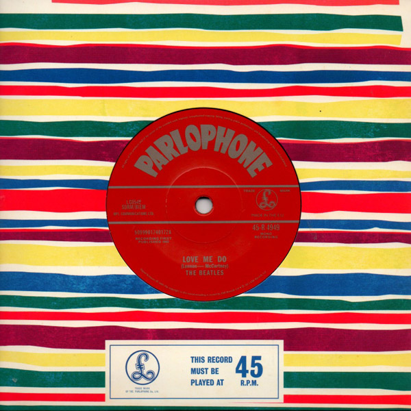Copertina Disco Vinile 33 giri Love Me Do [Singolo 45Giri] di The Beatles