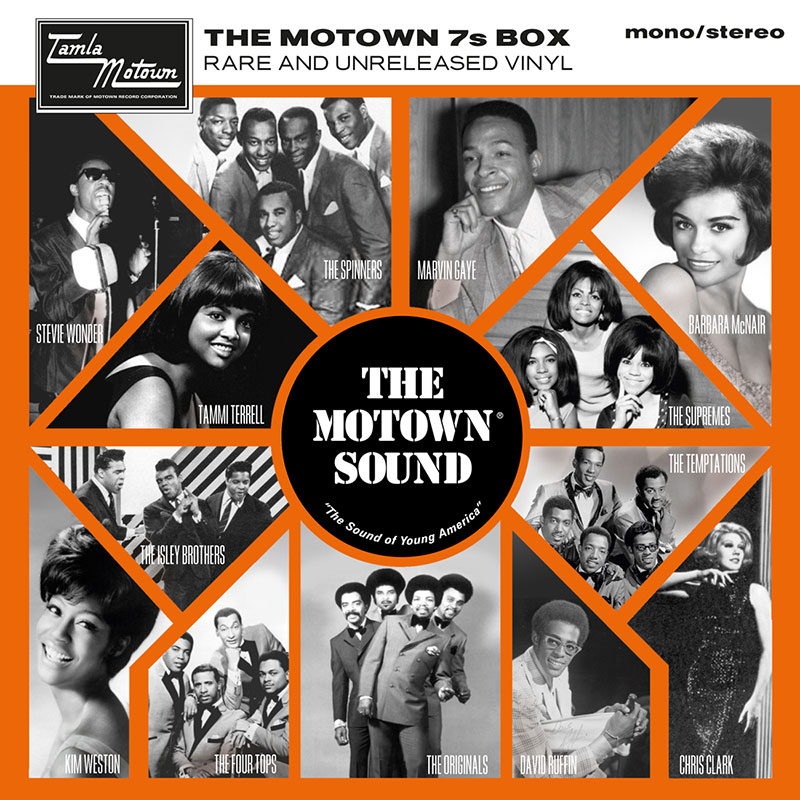 Copertina Disco Vinile 33 giri The Motown 7s Box [Cofanetto 7x45Giri] di Vari Artisti