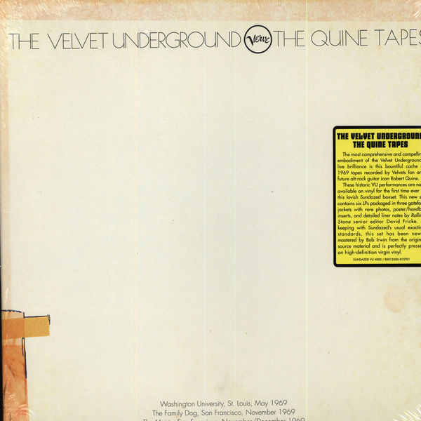 Copertina Disco Vinile 33 giri The Quine Tapes di The Velvet Underground