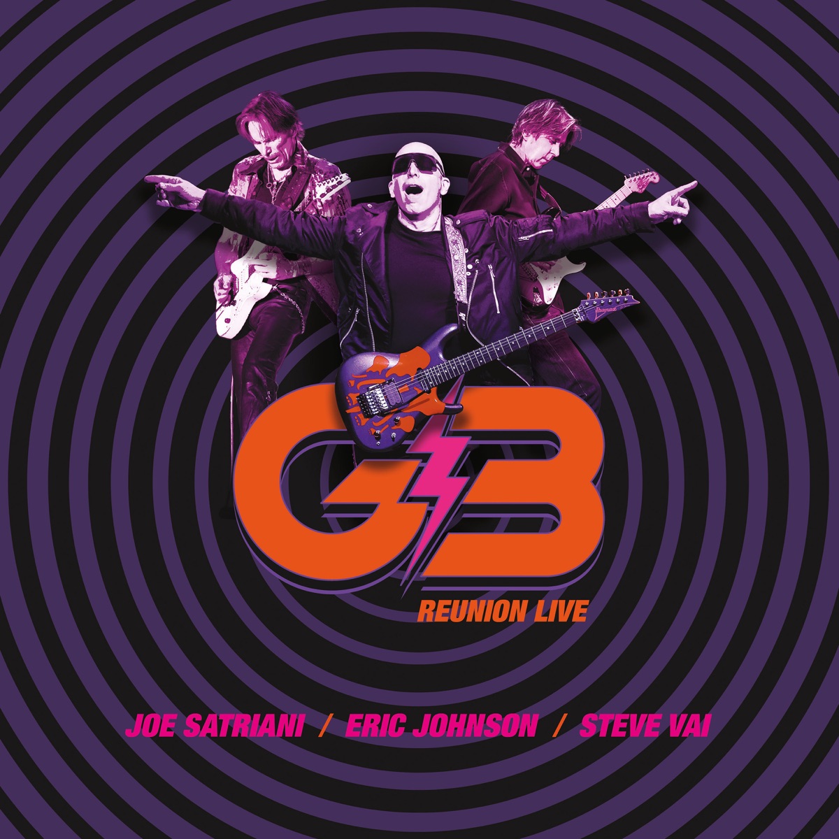 Copertina Vinile 33 giri Reunion Live di G3