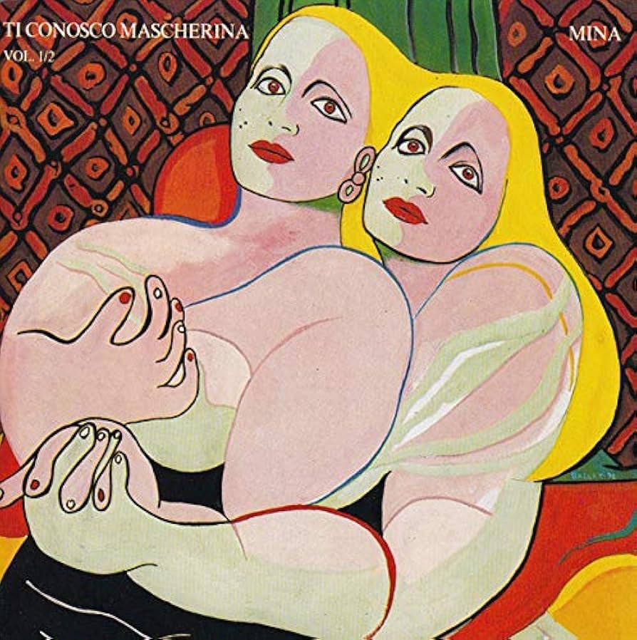 Copertina Vinile 33 giri Ti Conosco Mascherina di Mina