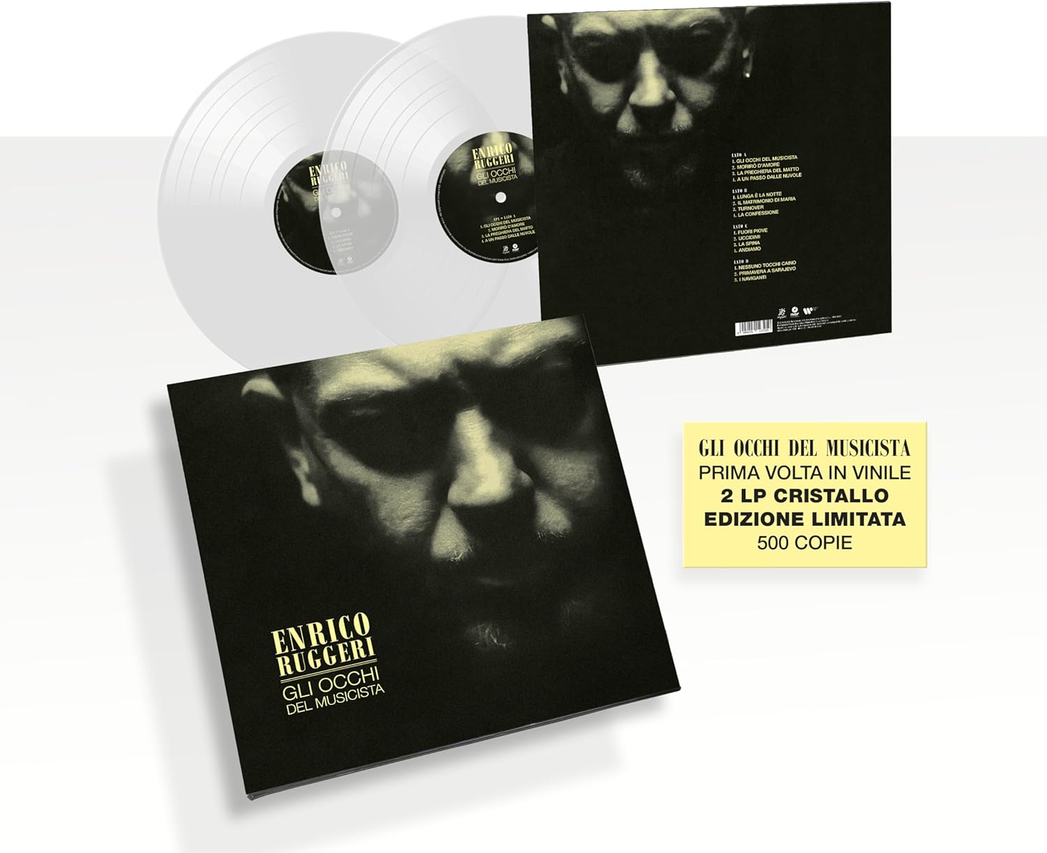 Copertina Vinile 33 giri Gli occhi del musicista di Enrico Ruggeri